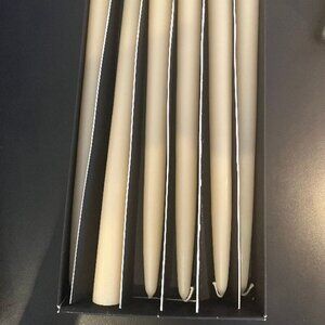 New Box of 12 Premium Arista A.I. Root Co 12" Dipped Taper Candles